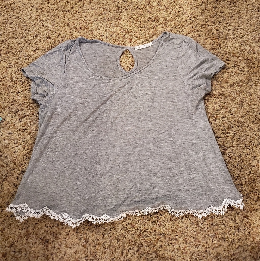 Heart Hips Crop Top Tshirt - L